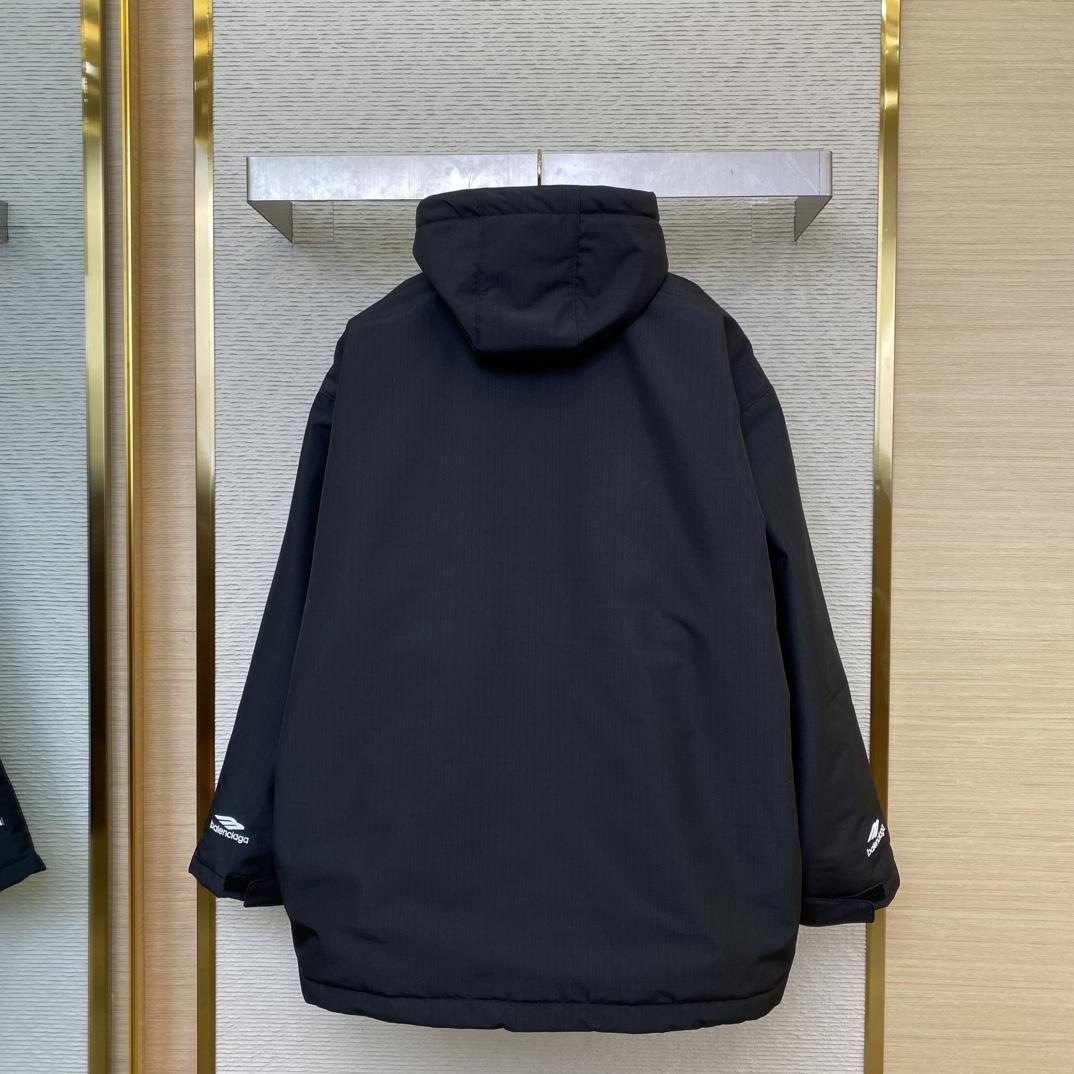 Balenciaga 3B Sports Icon Hooded Ski Parka - DopestKickz