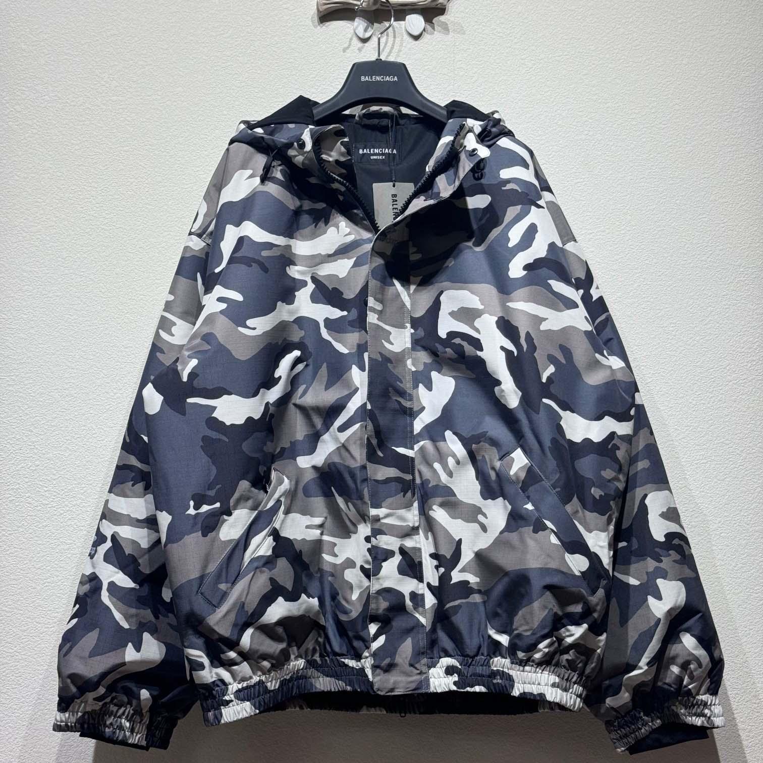 Balenciaga Camo Ski Parka In Grey  - DopestKickz