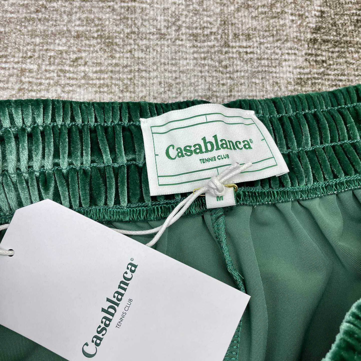 Casablanca Velour Laurel Shorts   c939 - DopestKickz