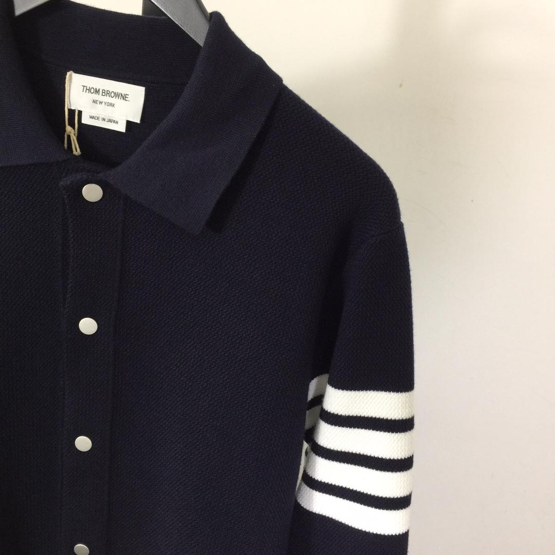 Thom Browne 4-Bar Knit Cardigan - DopestKickz