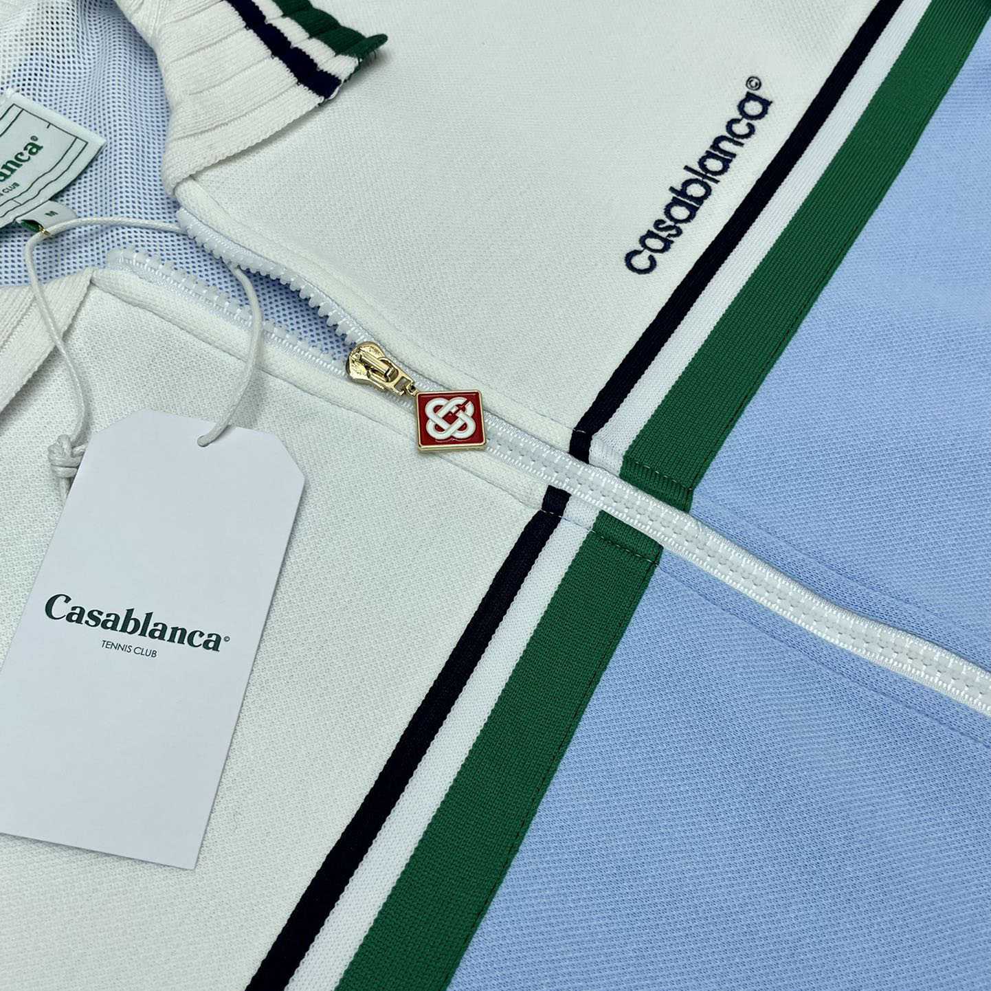 Casablanca Logo-embroidered Panelled Track Jacket   c880 - DopestKickz