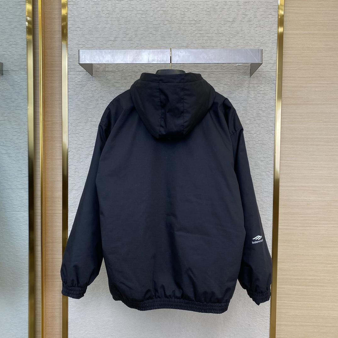 Balenciaga 3B Sports Icon Ski Parka In Black  - DopestKickz