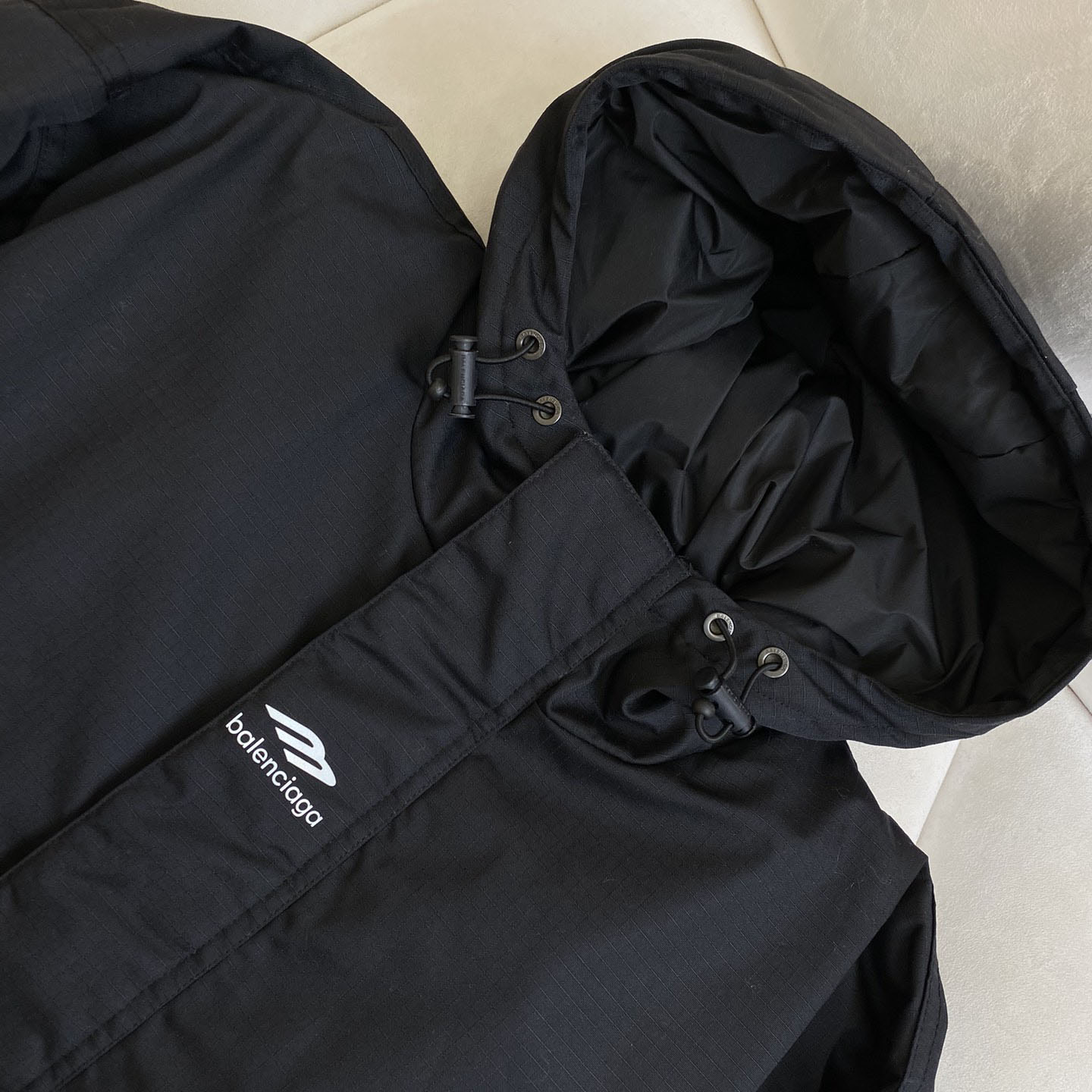 Balenciaga 3B Sports Icon Ski Parka In Black  - DopestKickz