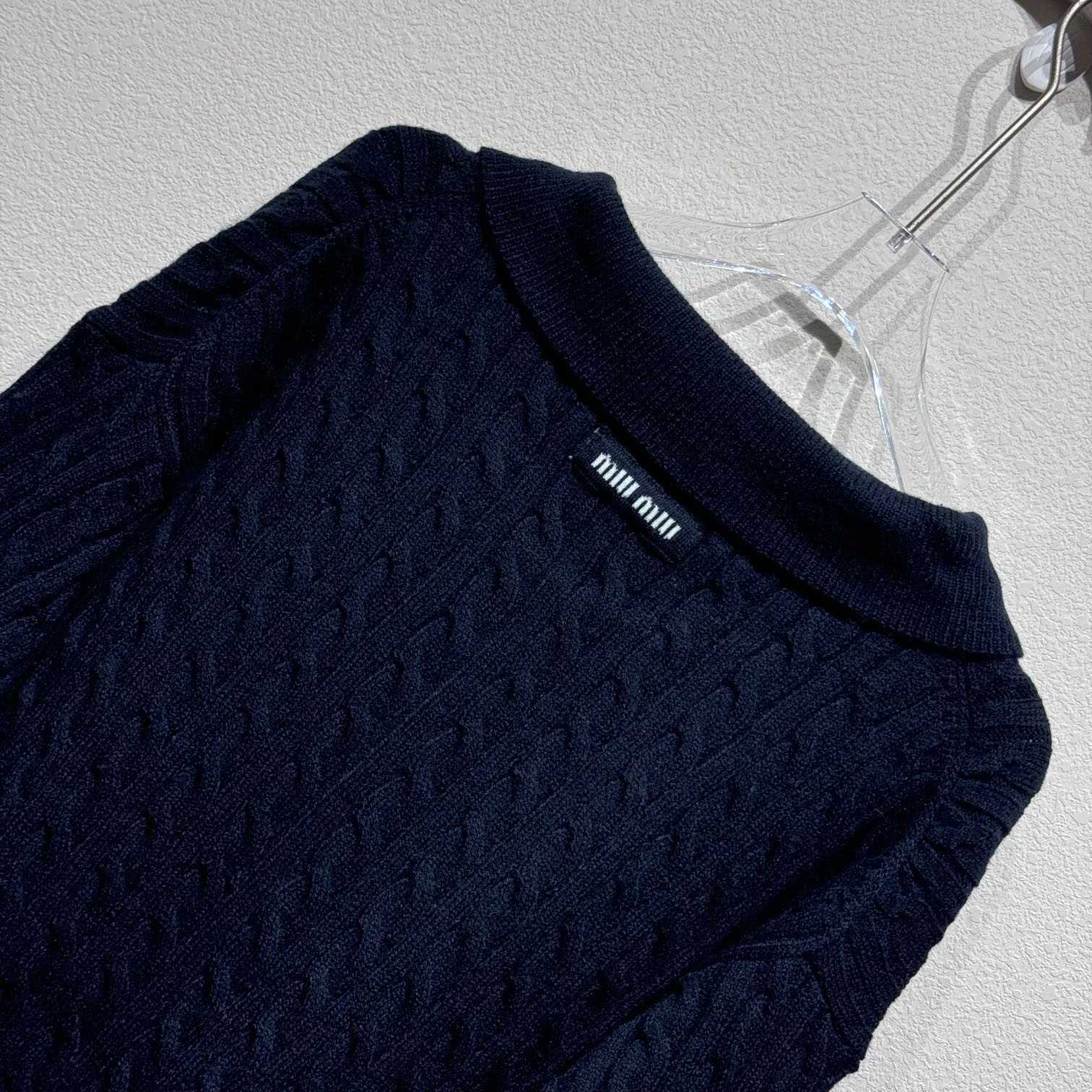 Miu Miu Cashmere Knit Polo Shirt - DopestKickz