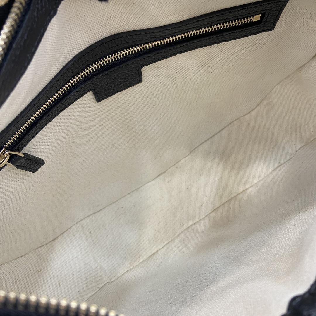 Gucci GG Emblem Medium Shoulder Bag - DopestKickz