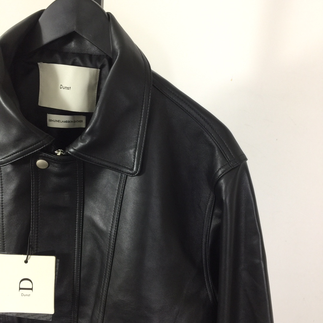 Dunst Relaxed Fit Leather Jacket - DopestKickz