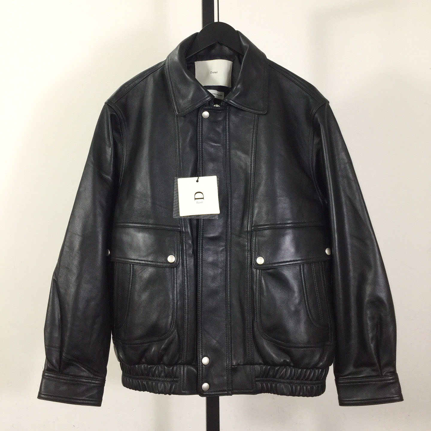 Dunst Relaxed Fit Leather Jacket - DopestKickz