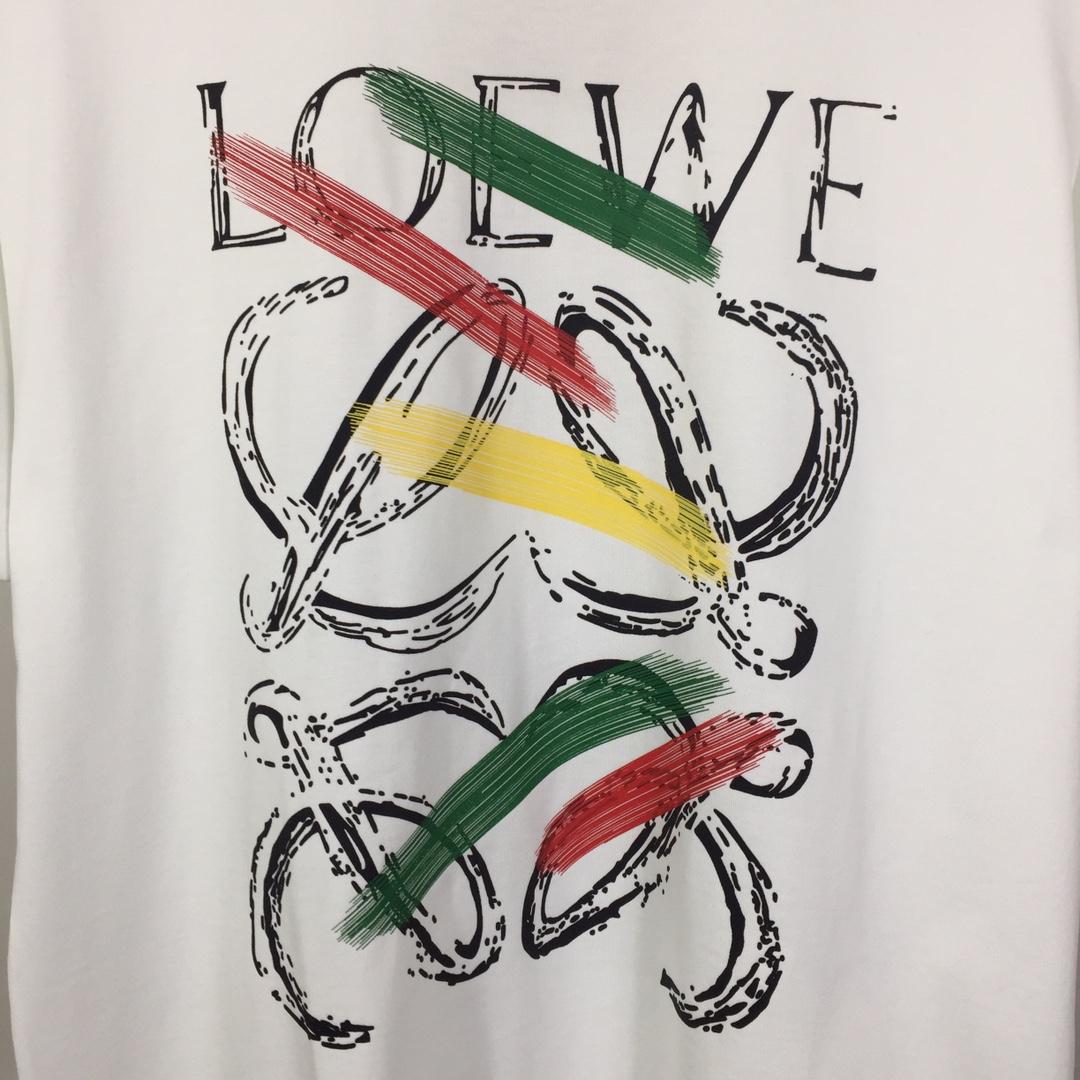 Loewe Loose Fit T-shirt In Cotton - DopestKickz