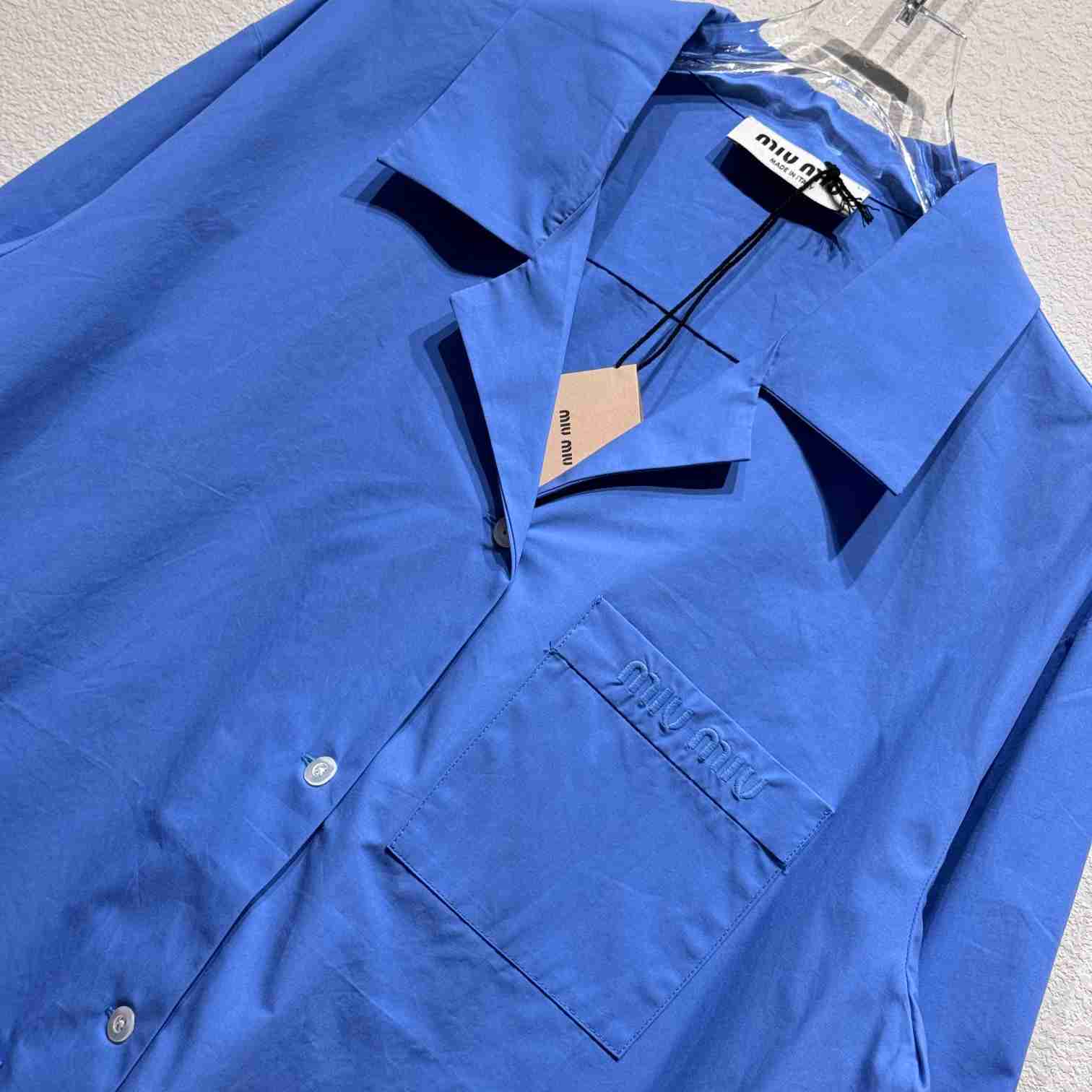 Miu Miu Poplin Shirt - DopestKickz