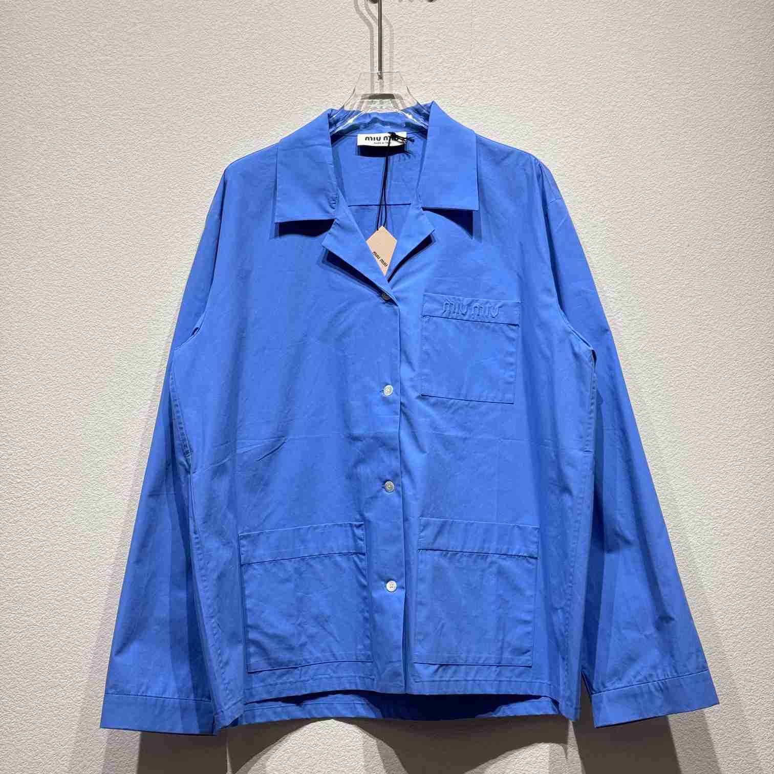 Miu Miu Poplin Shirt - DopestKickz