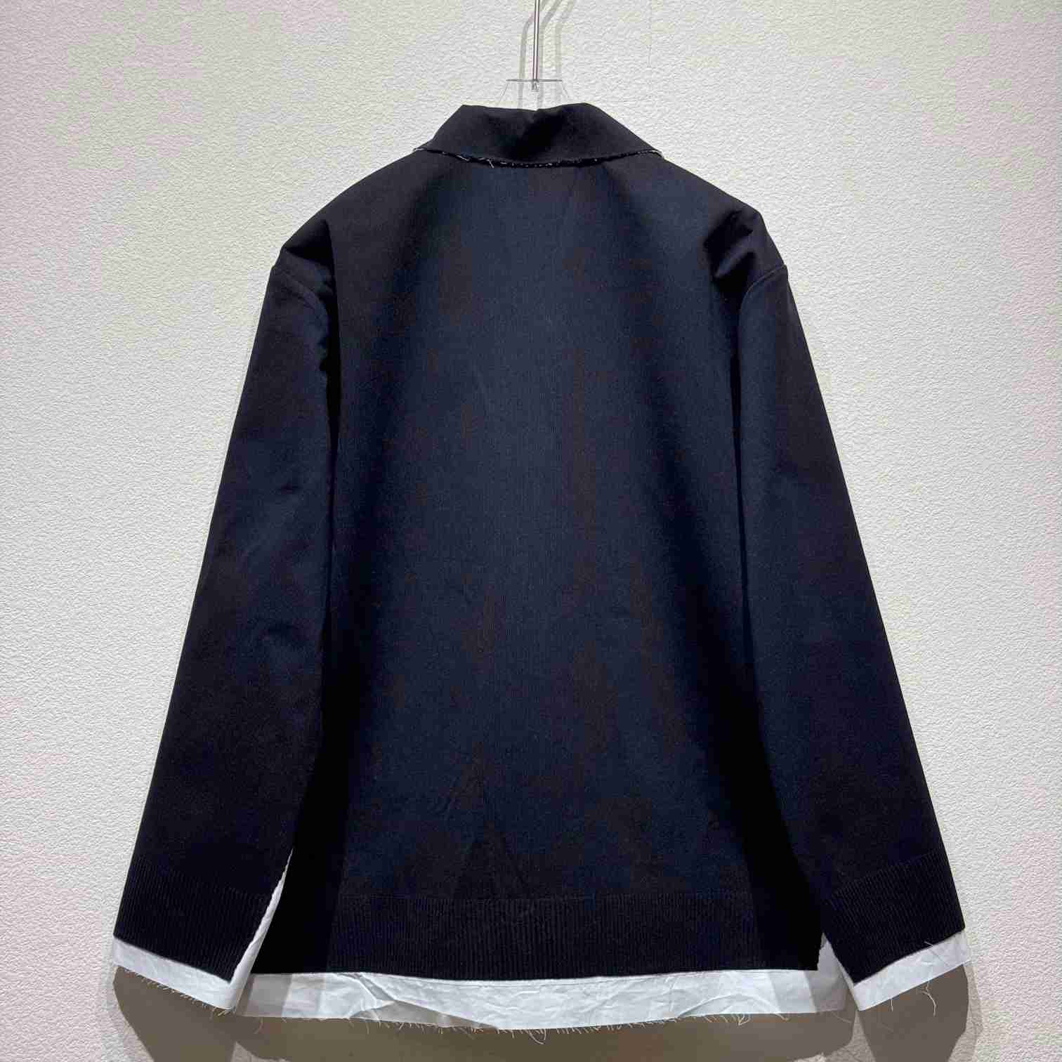Miu Miu Knit And Poplin Shirt - DopestKickz