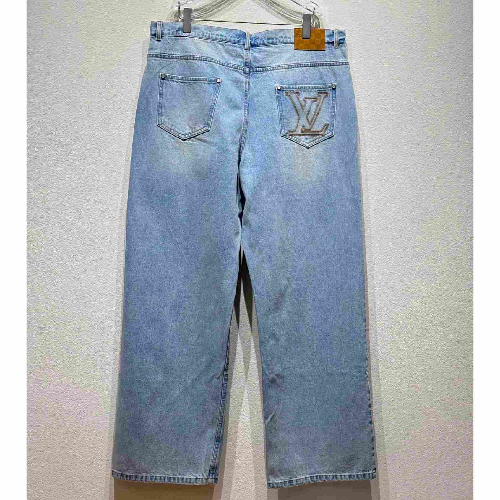 Louis Vuitton Skate Fit Denim Pants   1AGIXK - DopestKickz