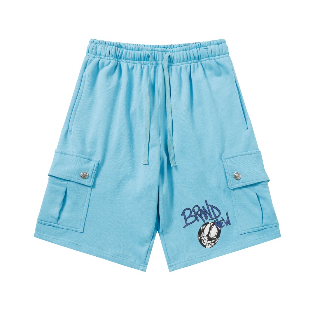 Chrome Hearts Brain New Cargo Sweatshorts - DopestKickz