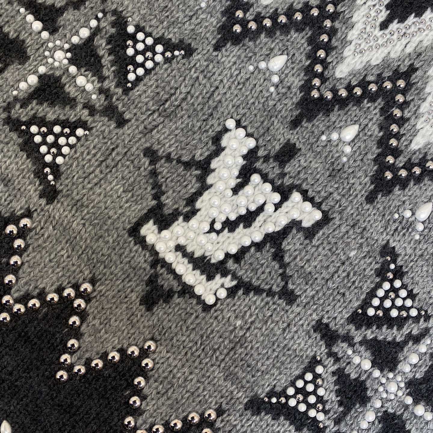 Louis Vuitton Embellished Wool-Cashmere Blend Pullove - DopestKickz