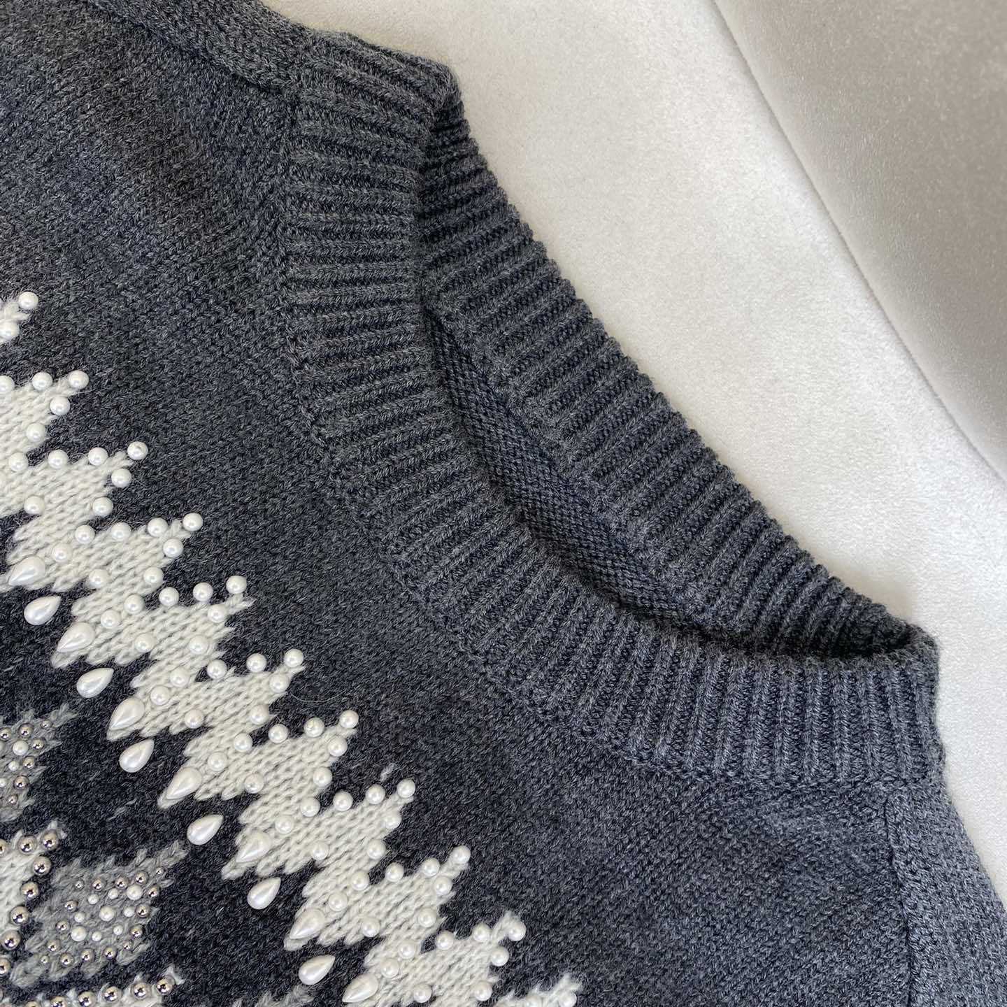 Louis Vuitton Embellished Wool-Cashmere Blend Pullove - DopestKickz