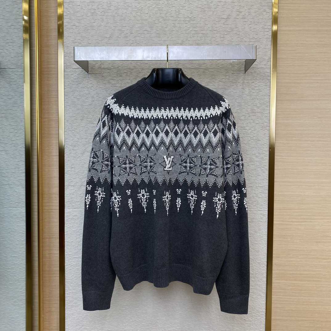 Louis Vuitton Embellished Wool-Cashmere Blend Pullove - DopestKickz