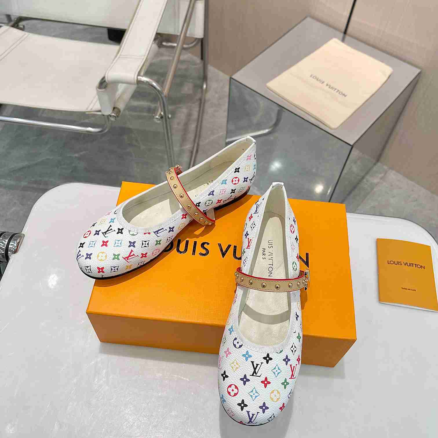 Louis Vuitton LV x TM Romy Flat Ballerina  1AGVFK - DopestKickz