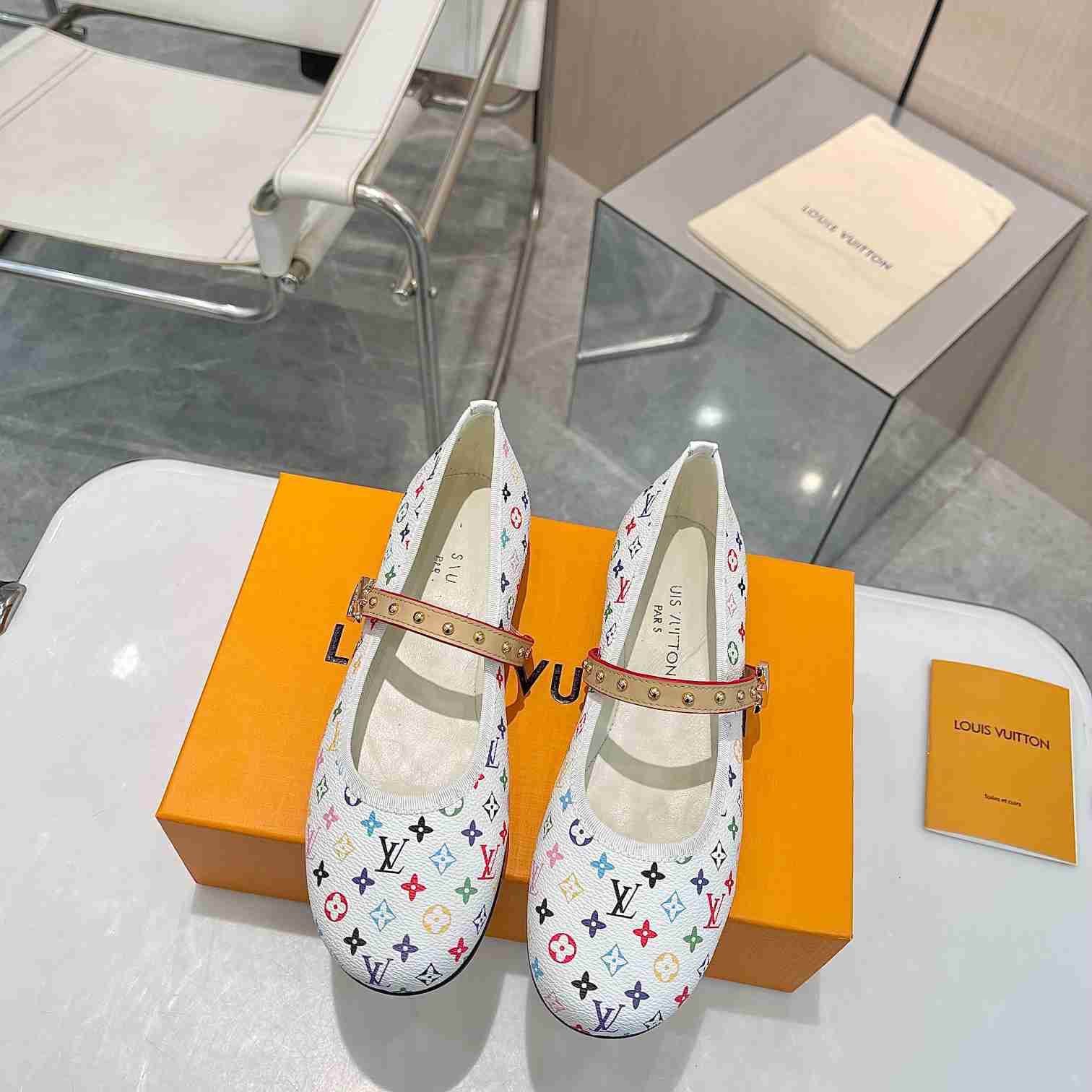 Louis Vuitton LV x TM Romy Flat Ballerina  1AGVFK - DopestKickz