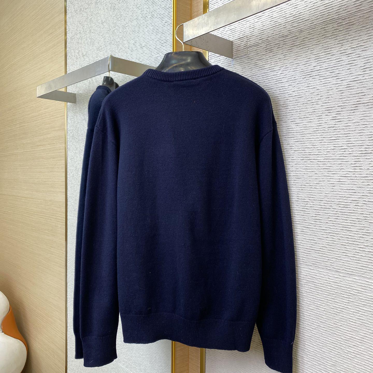 Gucci Wool Cashmere Sweater With Intarsia - DopestKickz