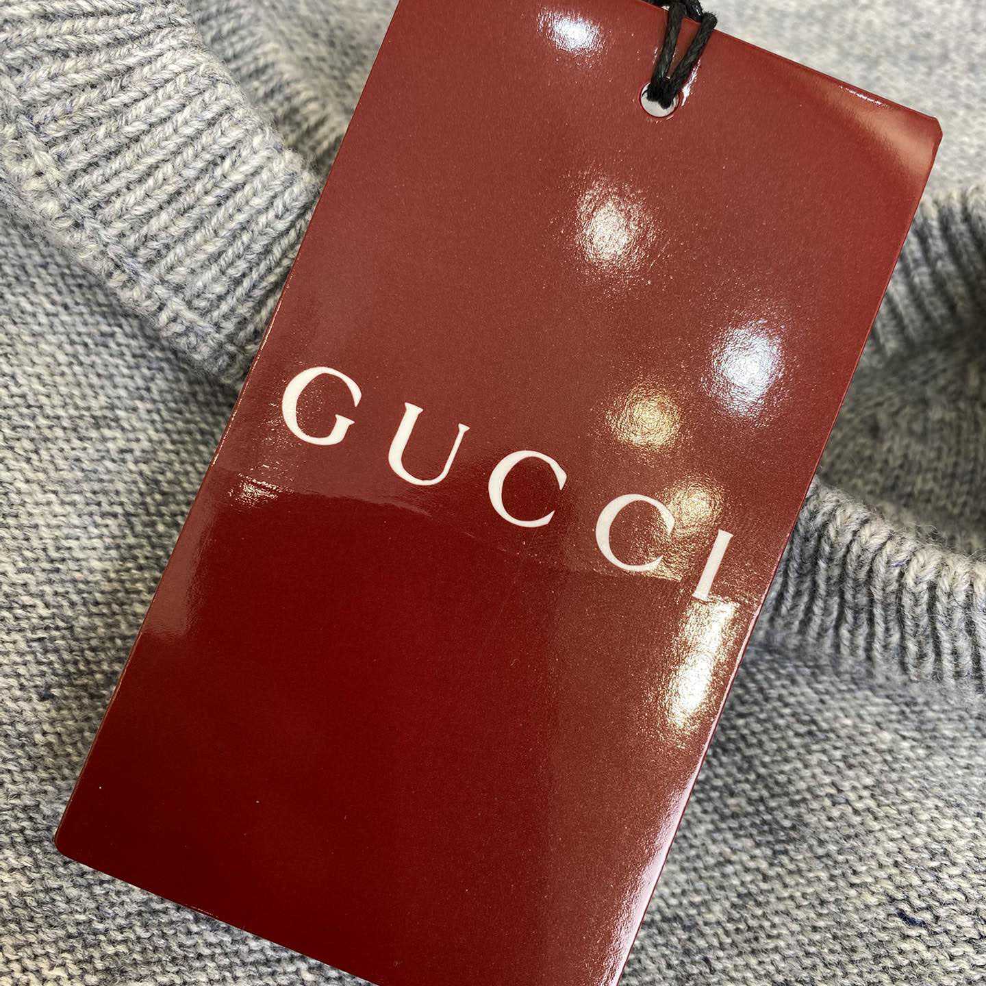 Gucci Wool Cashmere Sweater With Intarsia - DopestKickz