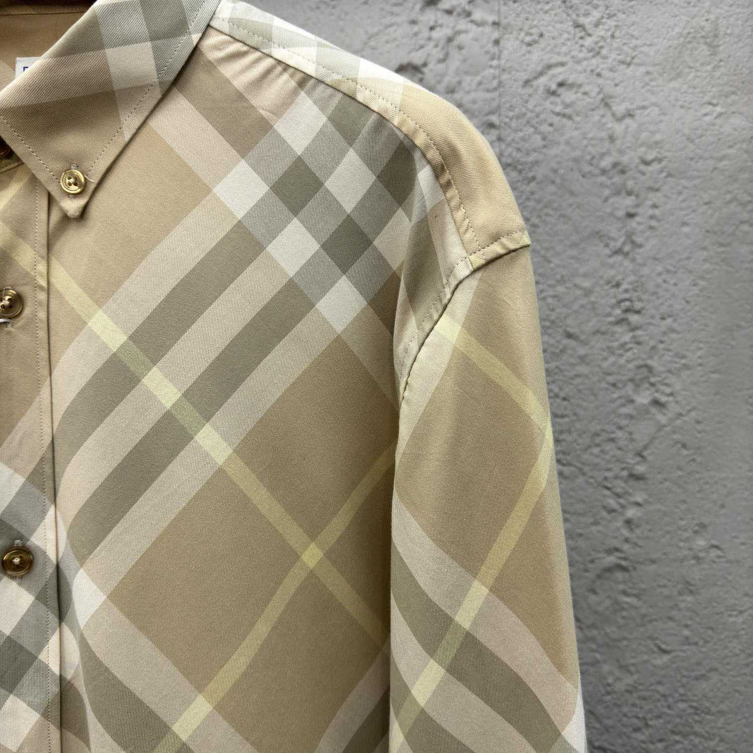 Burberry Vintage-check Cotton Shirt - DopestKickz