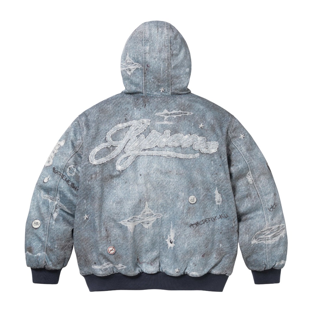 Supreme HJR Trompe L'oeil Hooded Work Jacket - DopestKickz