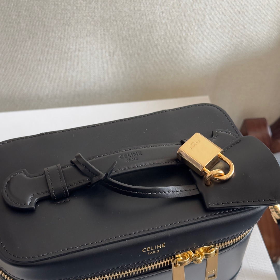 Celine Vanity In Shiny Calfskin - DopestKickz