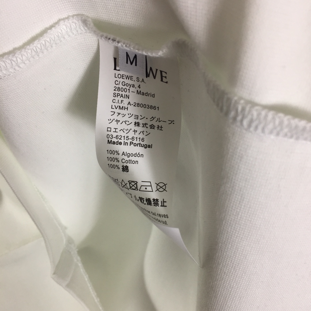 Loewe Loose Fit T-shirt In Cotton - DopestKickz