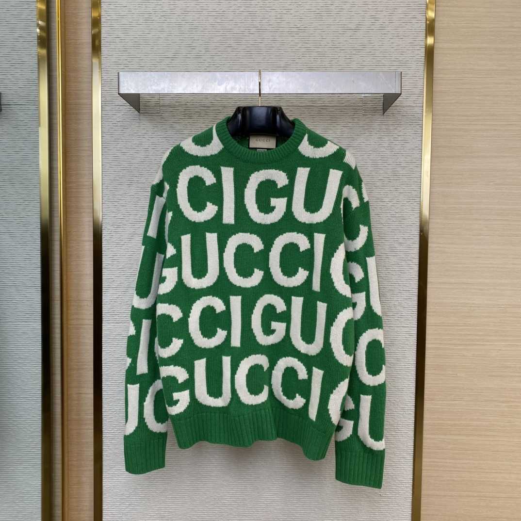 Gucci Logo-intarsia Wool Jumper - DopestKickz