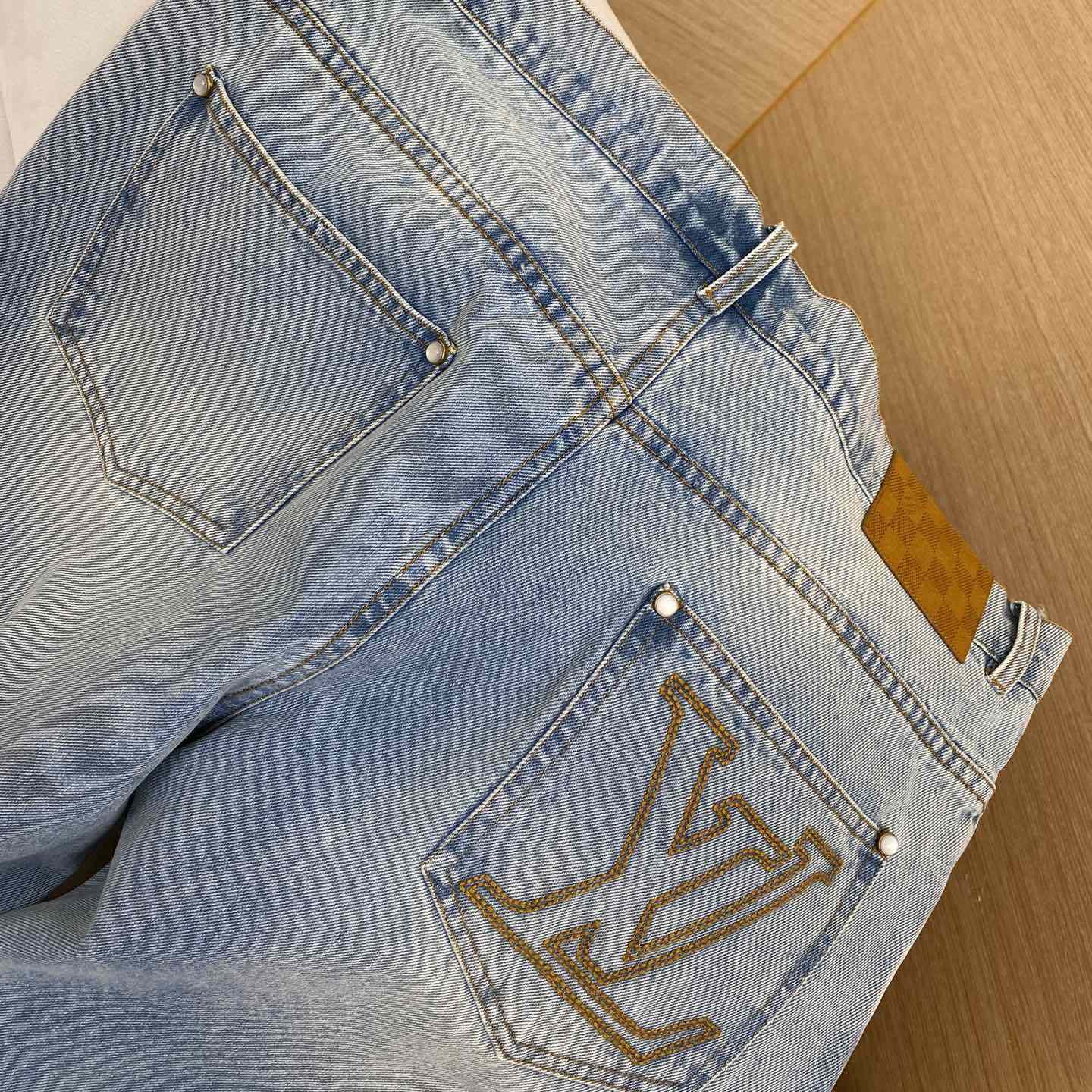 Louis Vuitton Wide Leg Fit Denim Pants  1AGIWK - DopestKickz