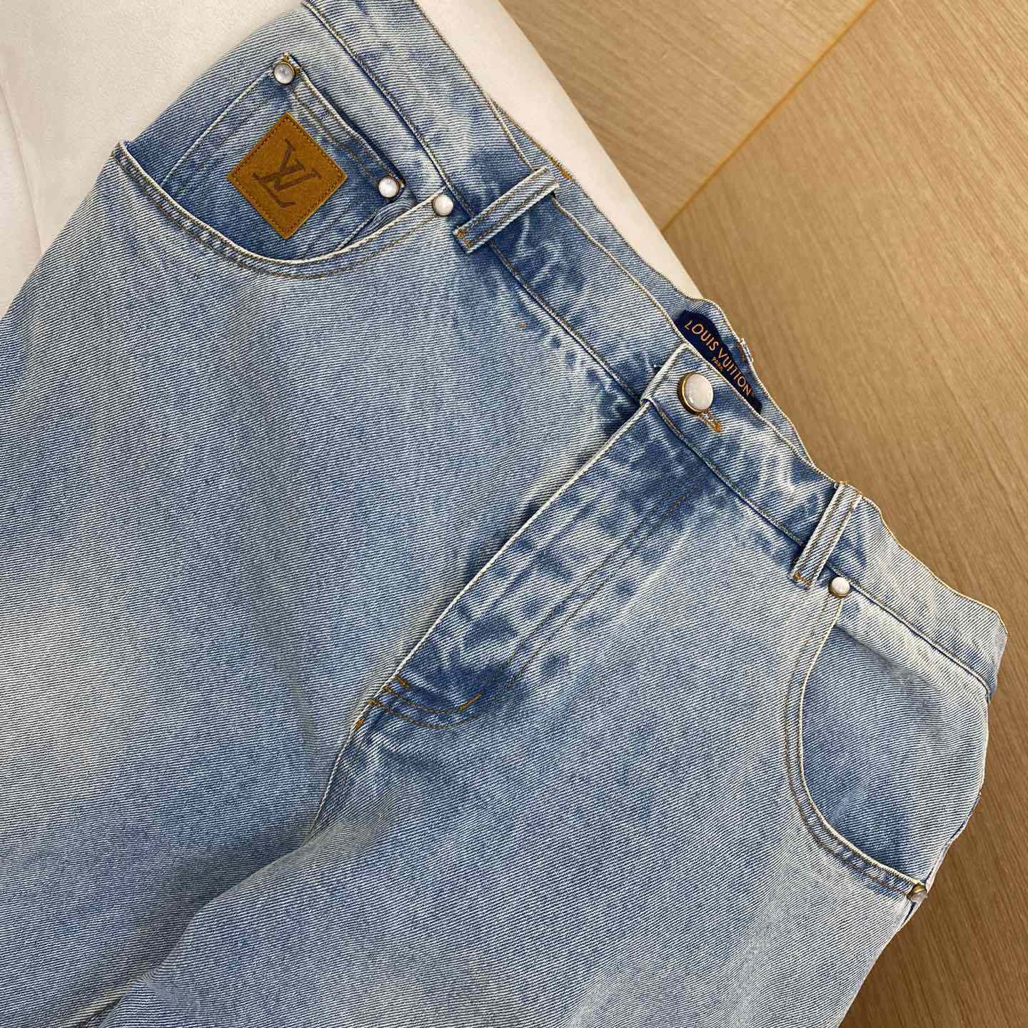 Louis Vuitton Wide Leg Fit Denim Pants  1AGIWK - DopestKickz