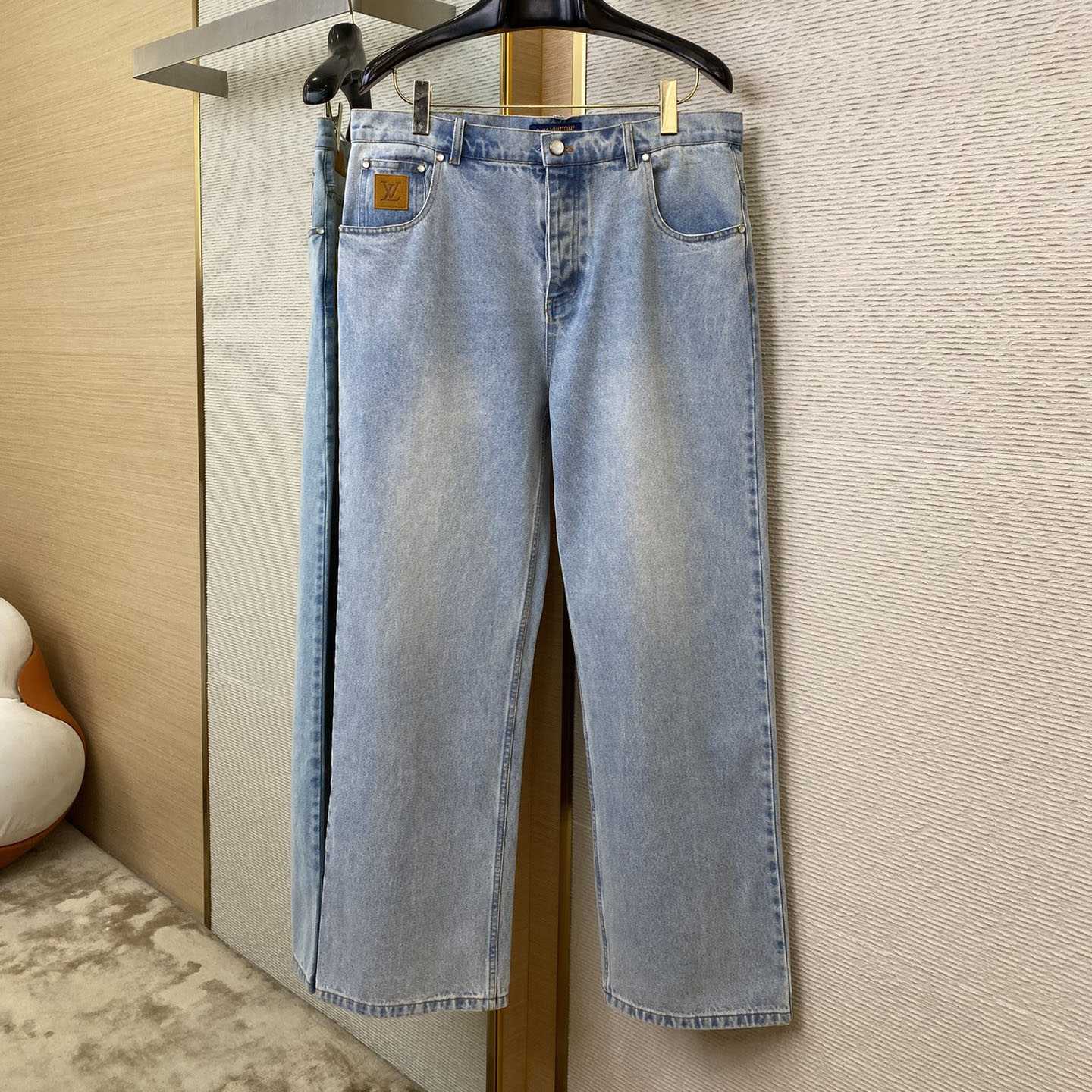 Louis Vuitton Wide Leg Fit Denim Pants  1AGIWK - DopestKickz