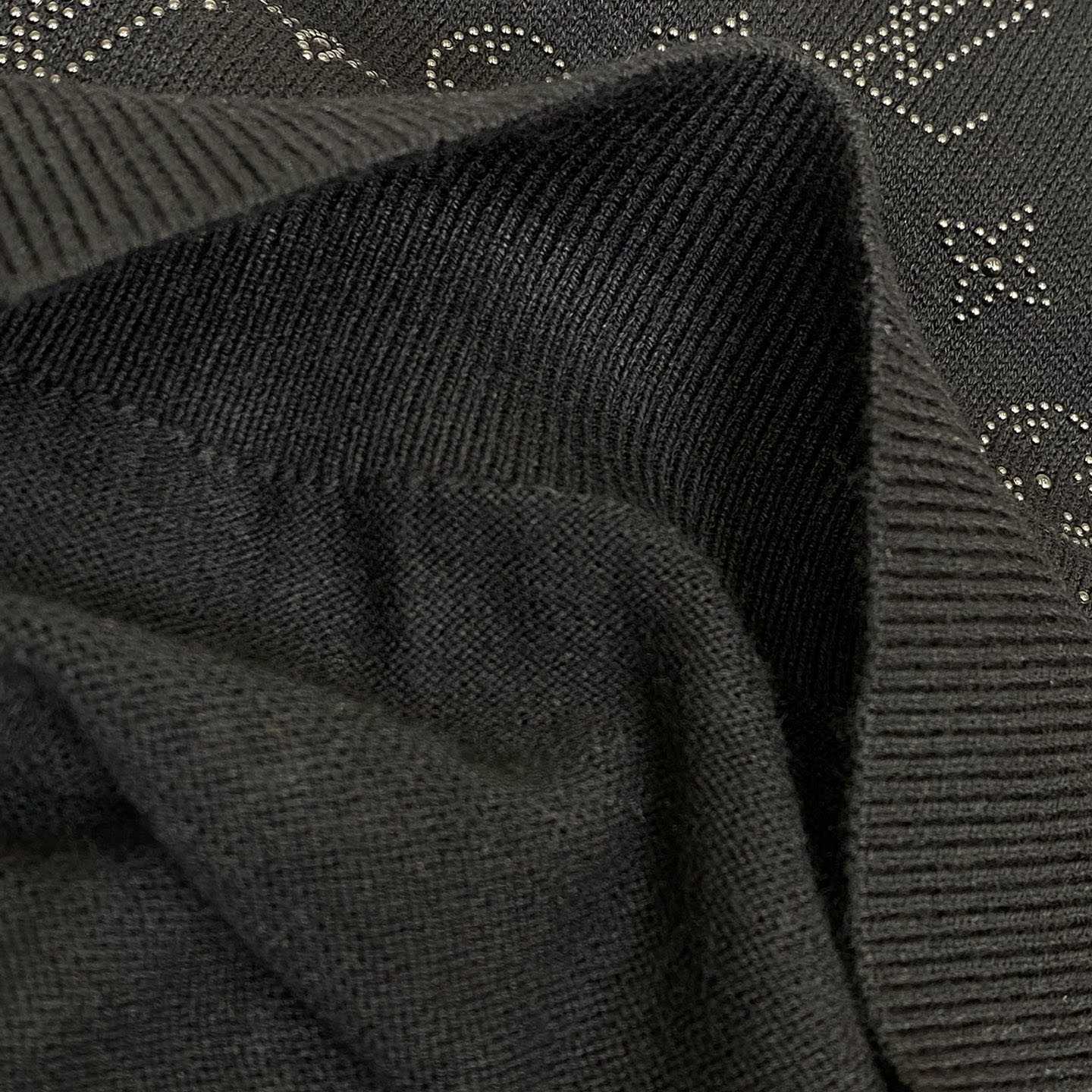 Louis Vuitton Monogram Embellished Wool Evening Crewneck   - DopestKickz