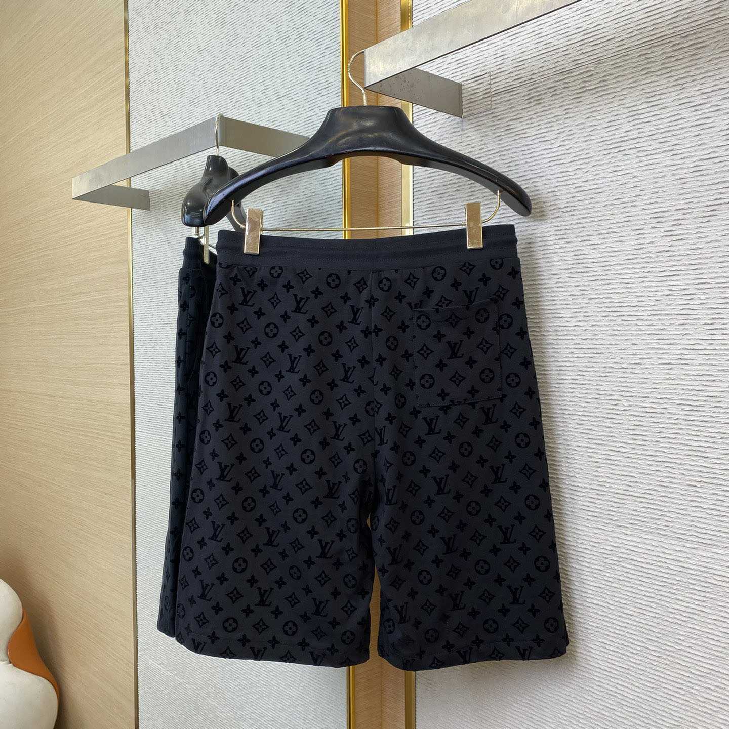 Louis Vuitton Graphic Jacquard Knitted Shorts  1AHC59 - DopestKickz