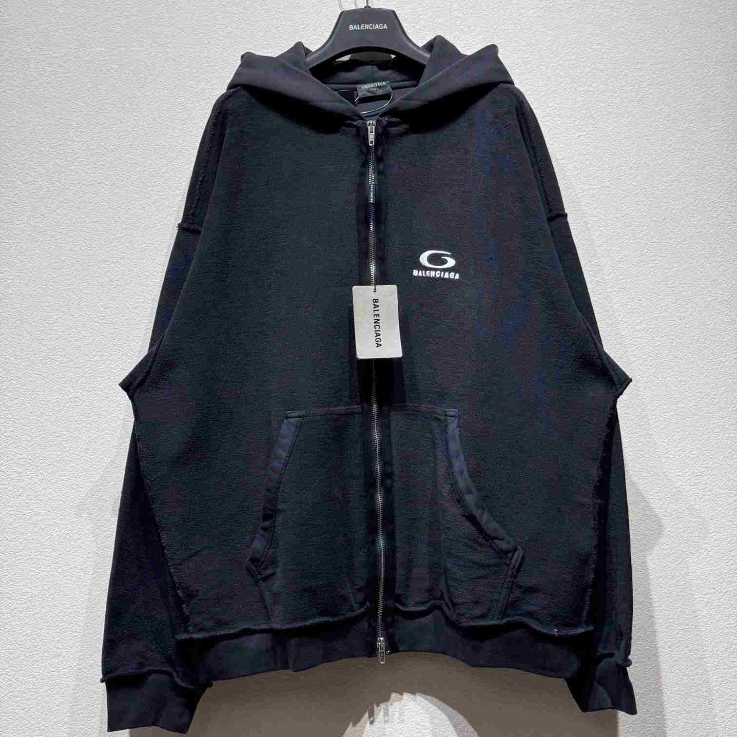 Balenciaga logo-print Hoodie - DopestKickz