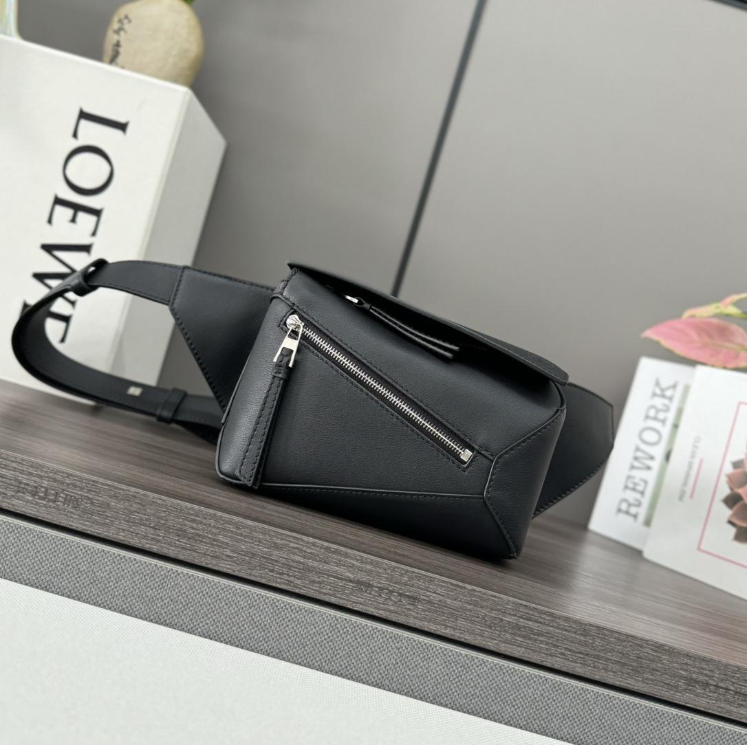 Loewe Small Puzzle Bumbag In Classic Calfskin - DopestKickz