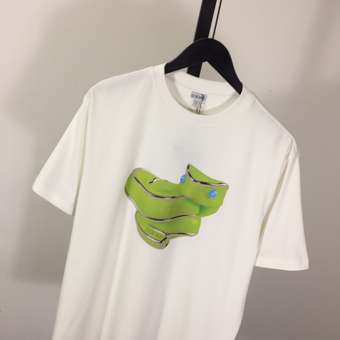 Loewe Relaxed Fit T-shirt In Cotton - DopestKickz