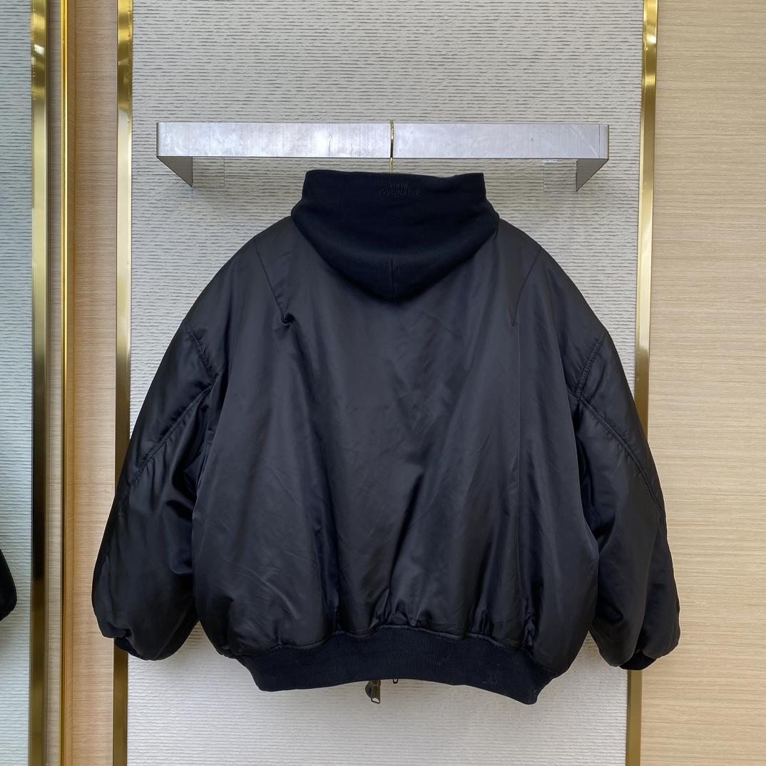 Balenciaga Bomber In Black  - DopestKickz