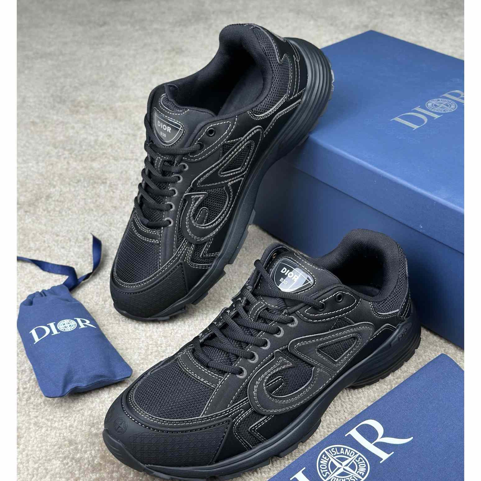Stone Island x Dior B30 Sneaker  - DopestKickz