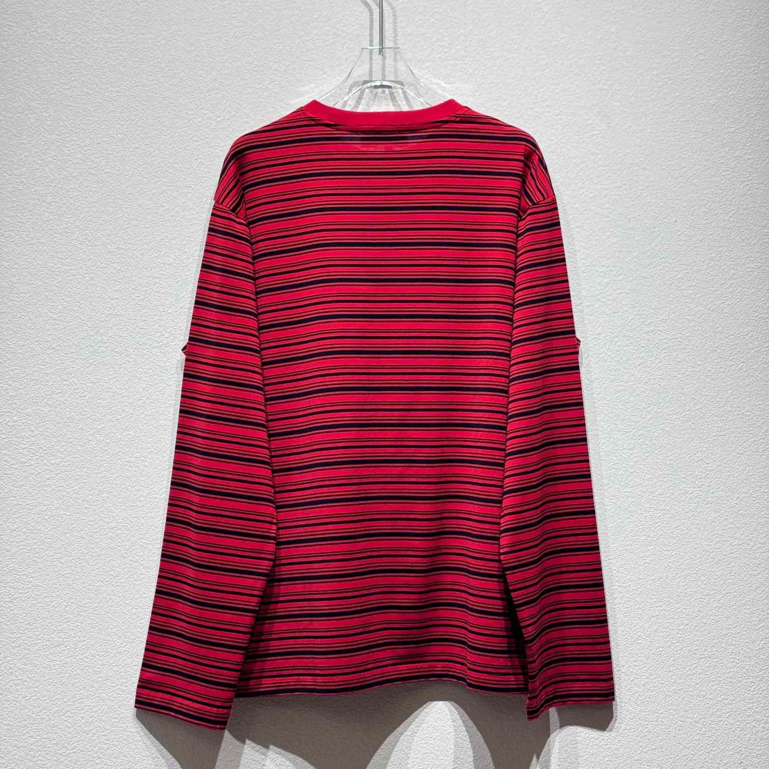 Miu Miu Long-sleeved Cotton Jersey T-shirt - DopestKickz