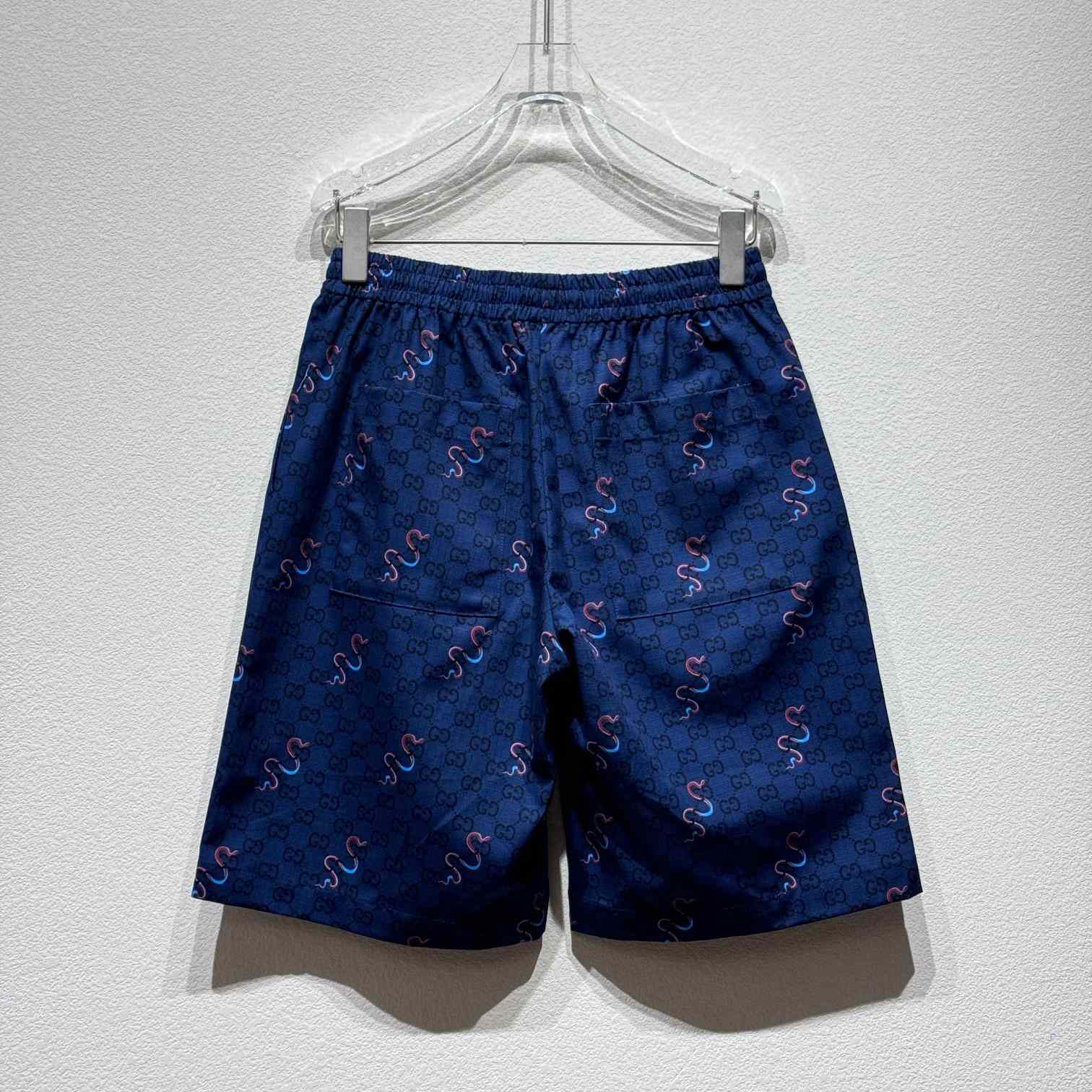 Gucci Printed Cotton Ripstop Shorts - DopestKickz