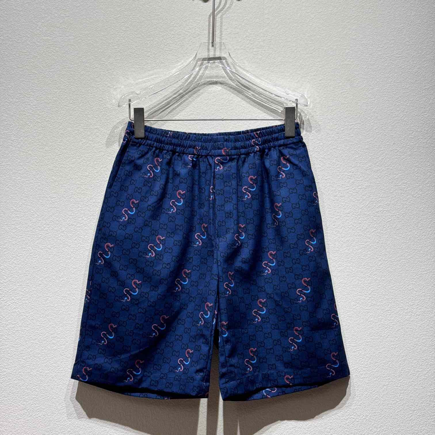 Gucci Printed Cotton Ripstop Shorts - DopestKickz