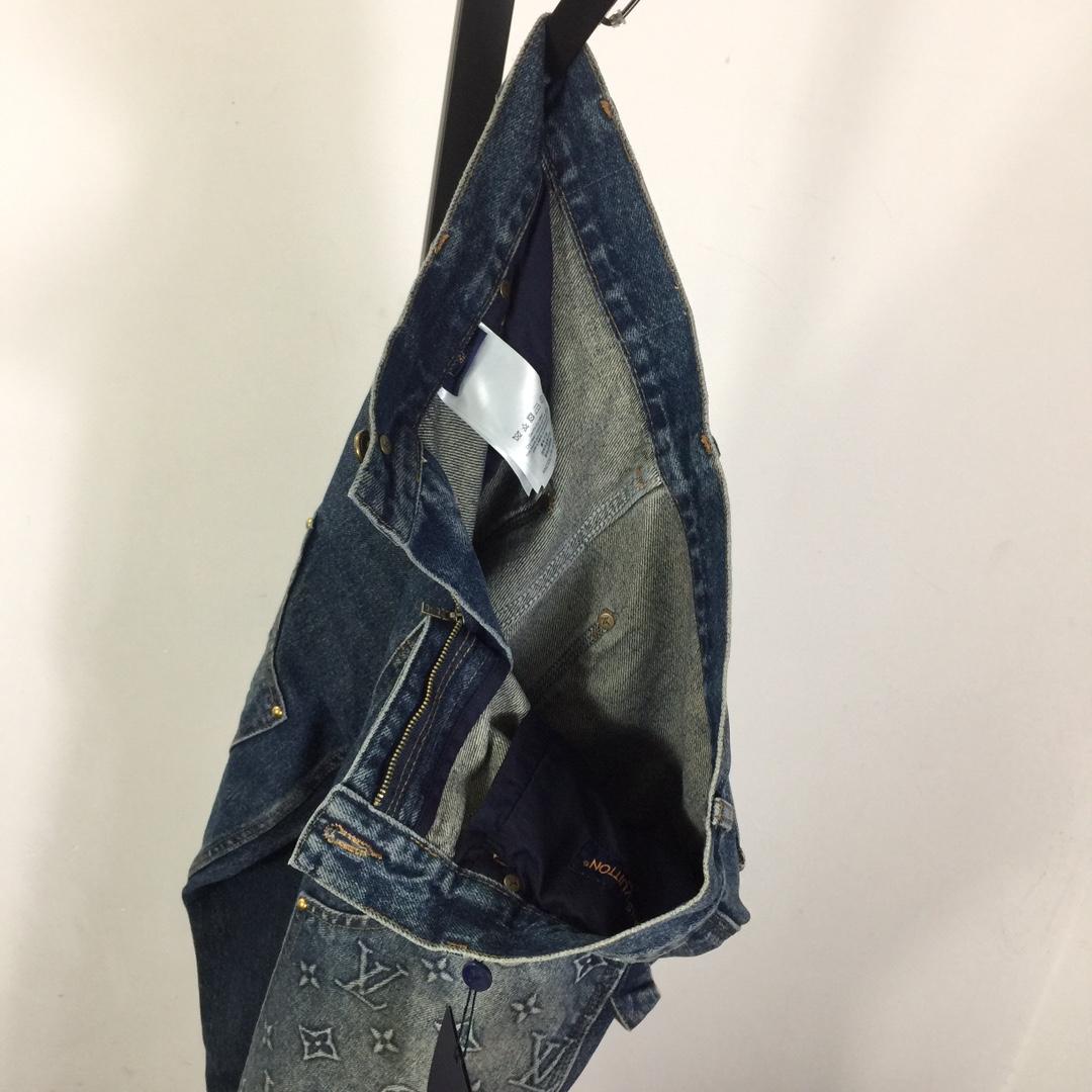 Louis Vuitton Monogram Carpenter Jeans - DopestKickz