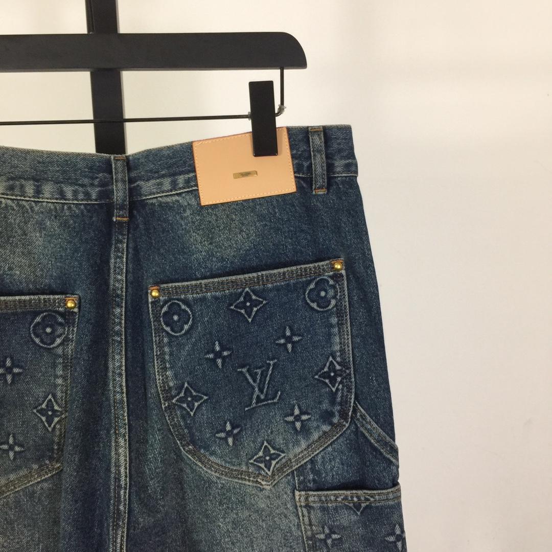 Louis Vuitton Monogram Carpenter Jeans - DopestKickz
