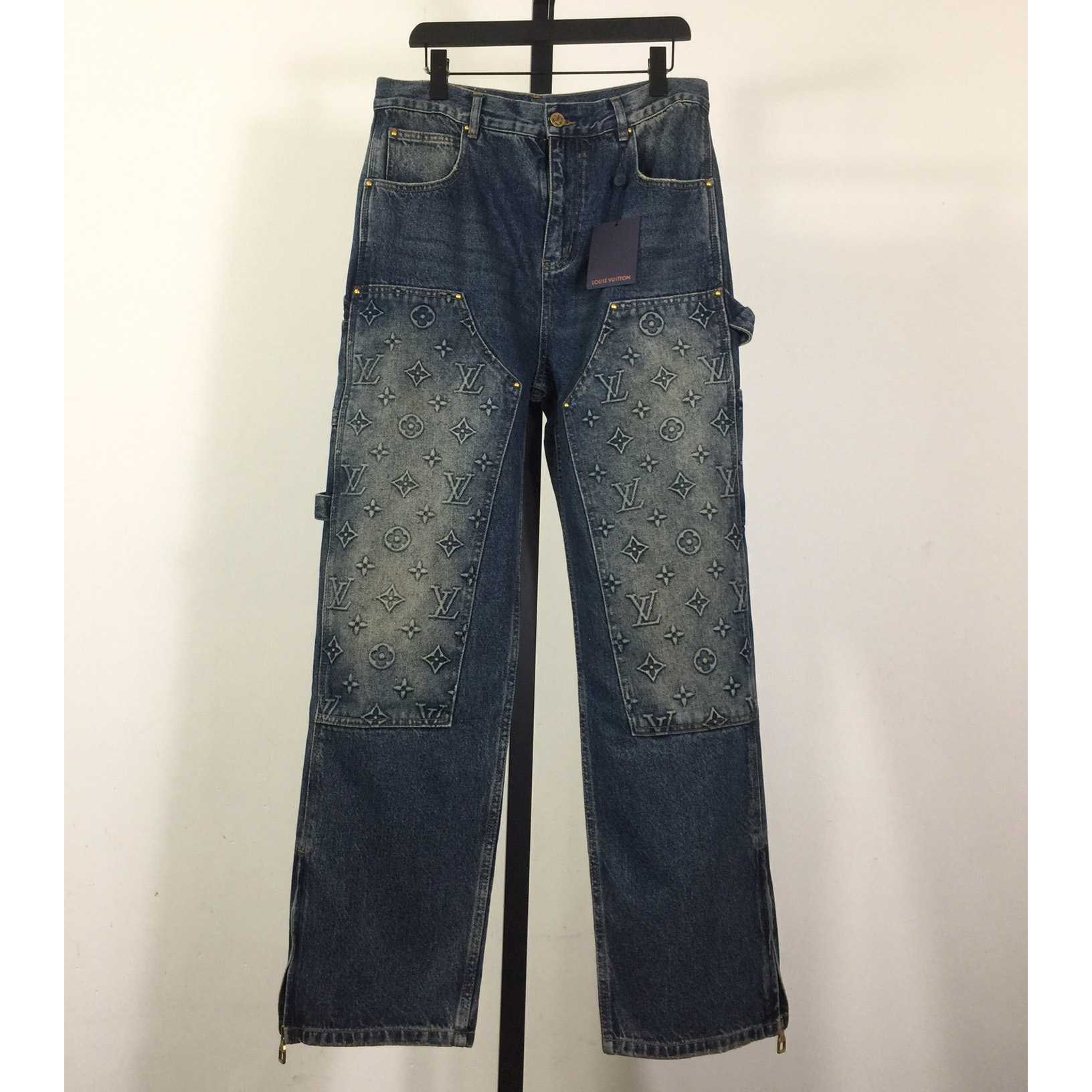 Louis Vuitton Monogram Carpenter Jeans - DopestKickz