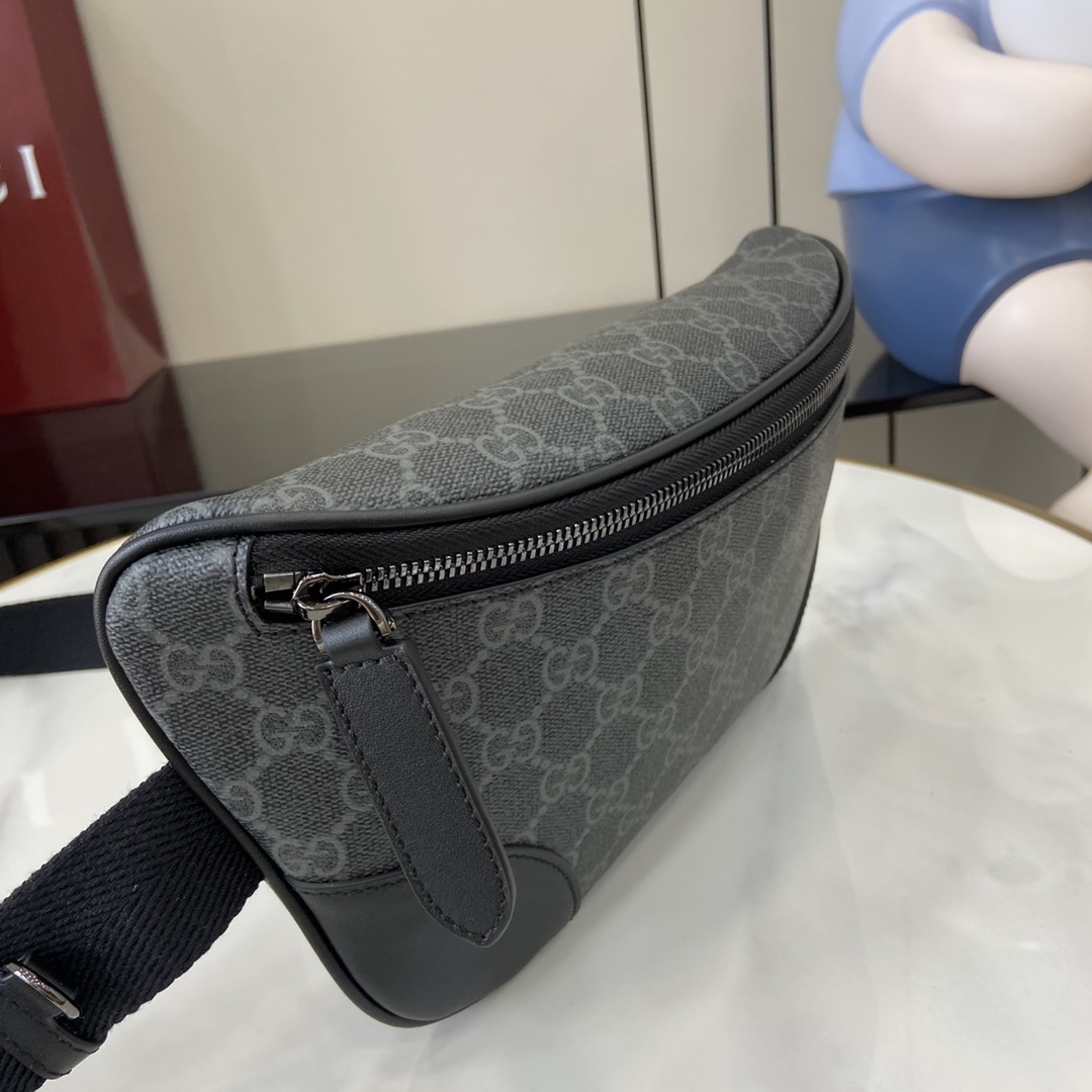 Gucci GG Emblem Medium Belt Bag - DopestKickz