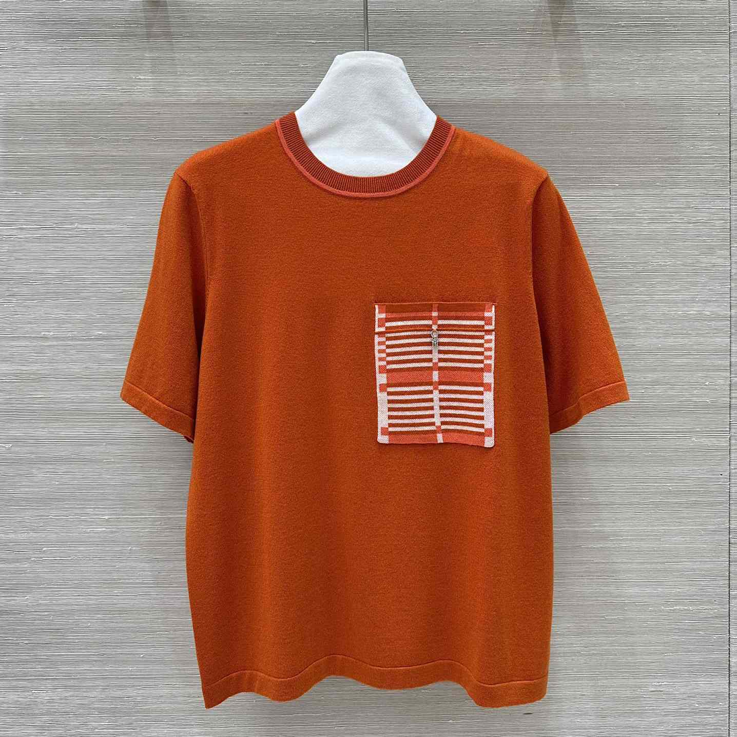 Hermes Short-sleeve Sweater With Pocket - DopestKickz