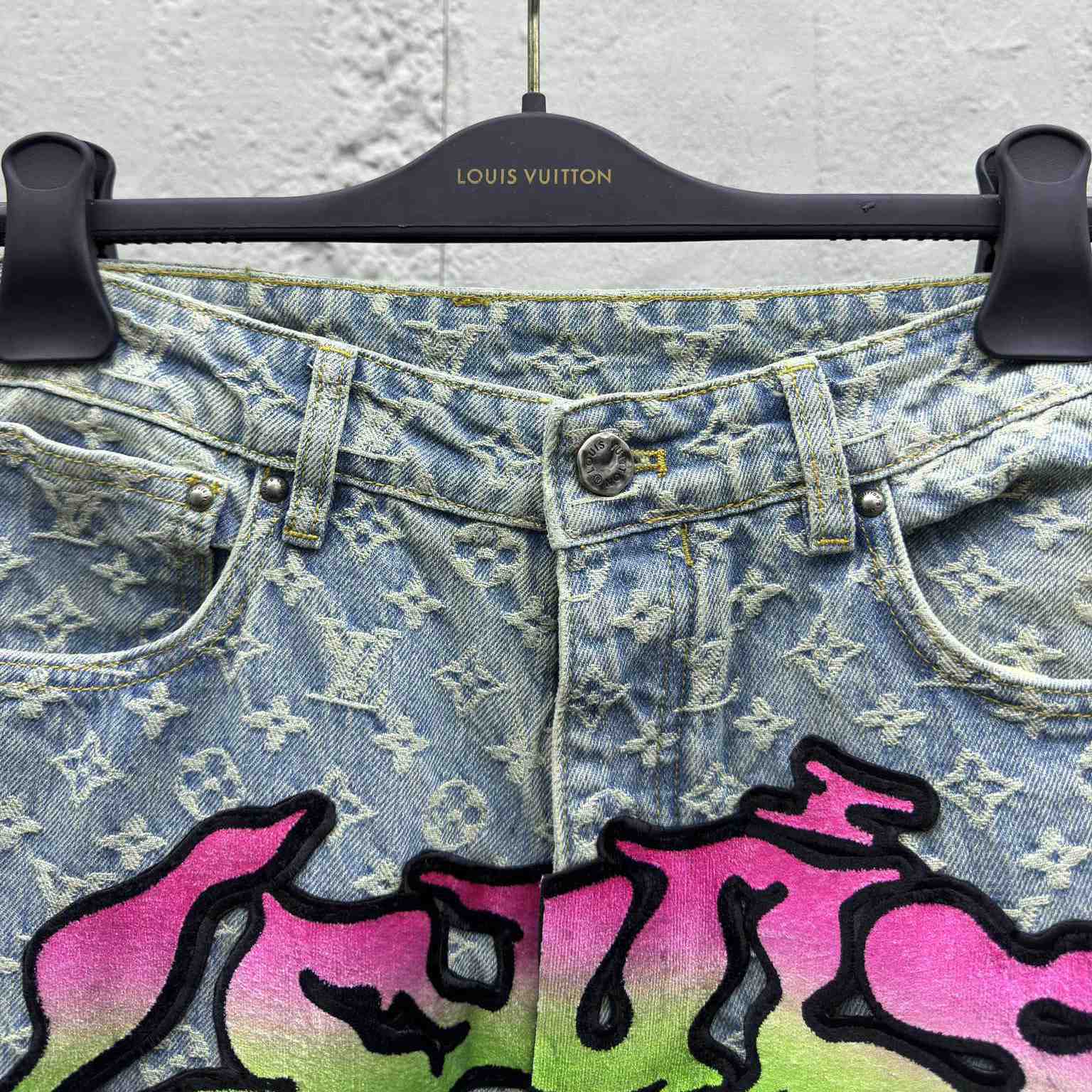 Louis Vuitton Baggy Denim Pants - DopestKickz
