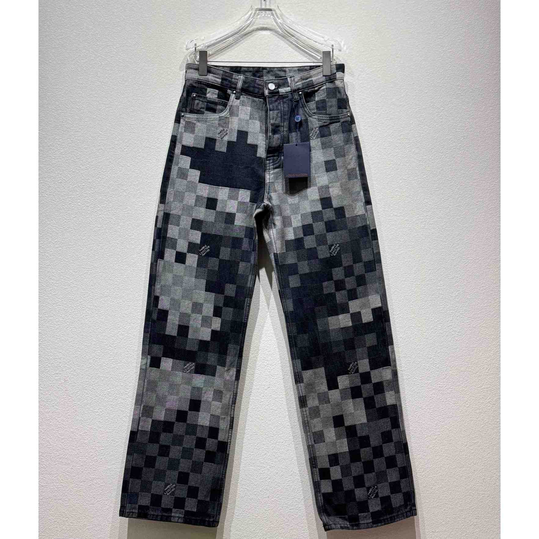 Louis Vuitton Damoflage Skate Denim  1AHEBQ - DopestKickz