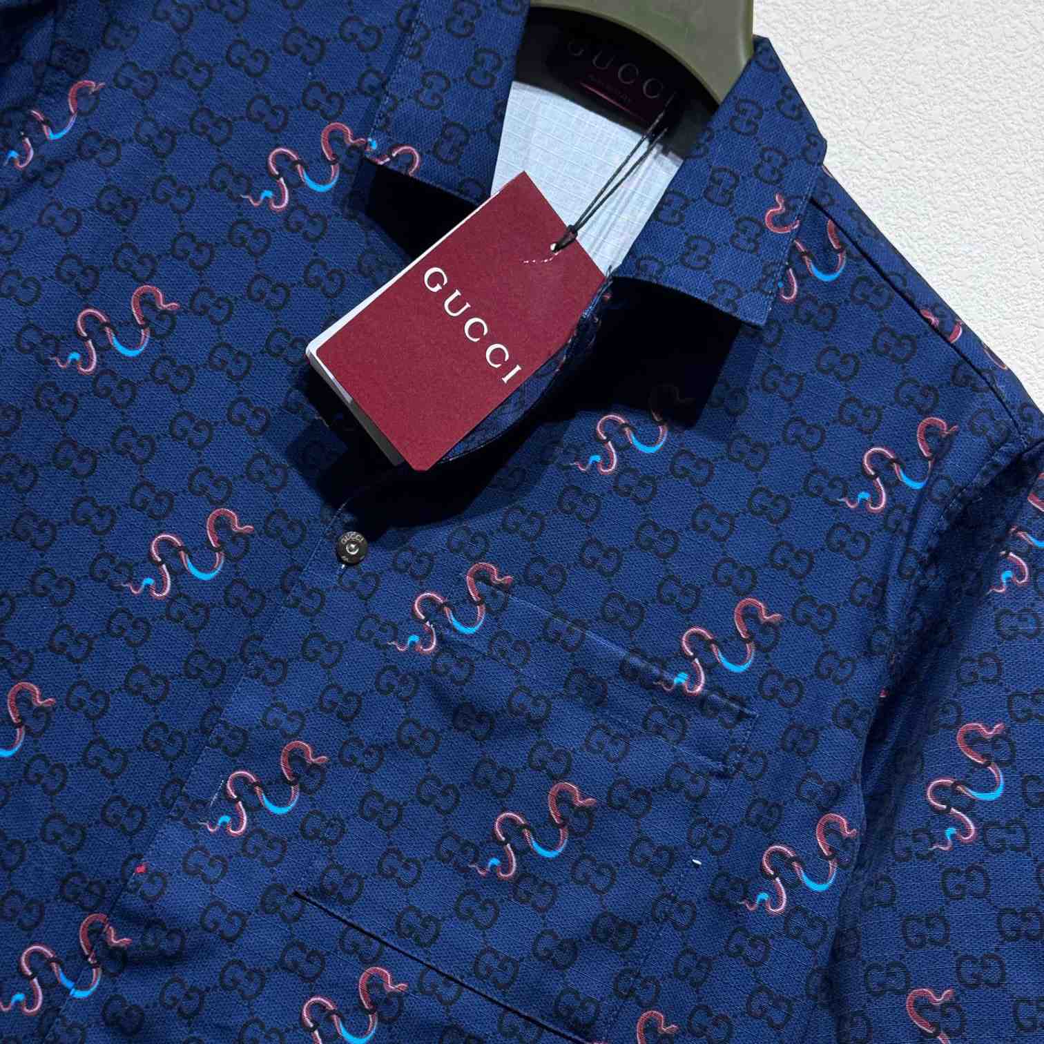 Gucci Printed Cotton Ripstop Shirt - DopestKickz